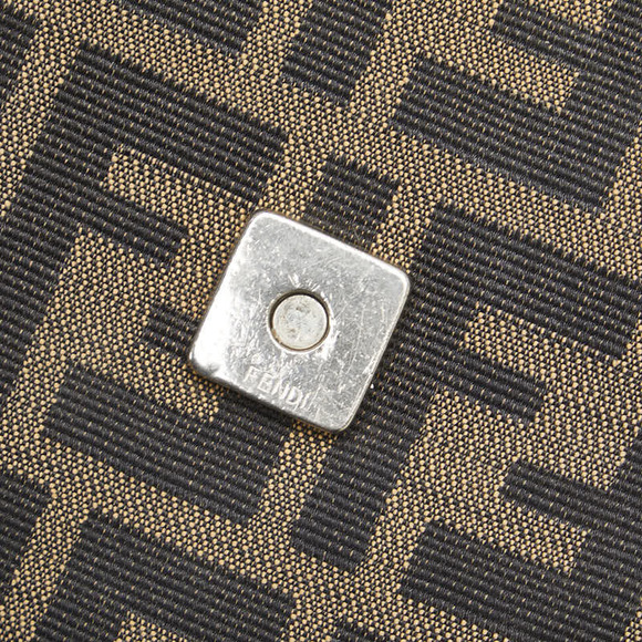 Fendi Fendi Canvas Leather Mamma Bucket Shoulder Bag Canvas Shoulder Bag 26325 - Picture 4 of 8